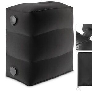 Maliton Inflatable Foot Rest Pillow, Airplane Travel Bed for Toddler